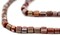 Java Gooseberry Beads - Full Strand of Striped Glass Beads - The Bead Chest (Rainbow Stripe, 4mm)